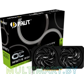 Видеокарта Palit GeForce RTX 4060 Infinity 2 OC 8GB (NE64060S19P1-1070L) картинка 8